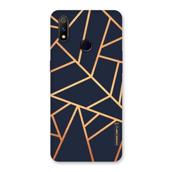 Golden Pattern Back Case for Realme 3 Pro