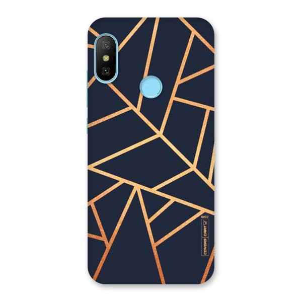 Golden Pattern Back Case for Redmi 6 Pro