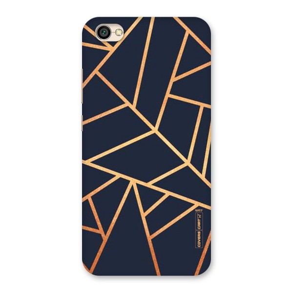 Golden Pattern Back Case for Redmi Y1 Lite