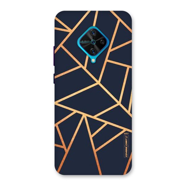 Golden Pattern Back Case for Vivo S1 Pro