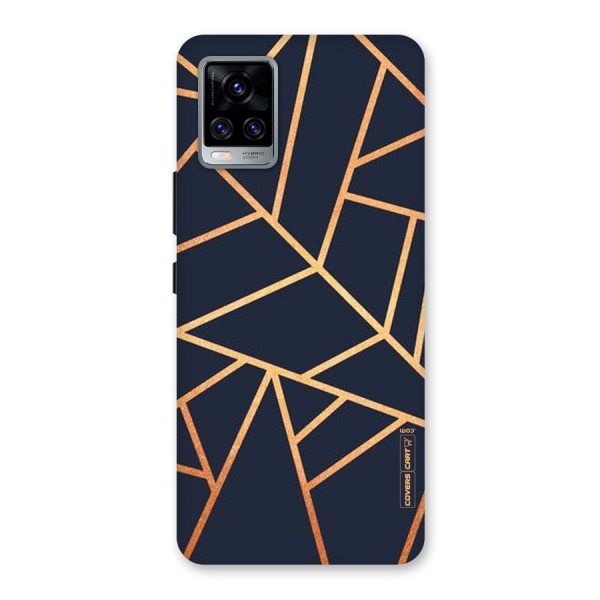 Golden Pattern Back Case for Vivo V20 Pro