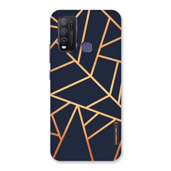 Golden Pattern Back Case for Vivo Y30