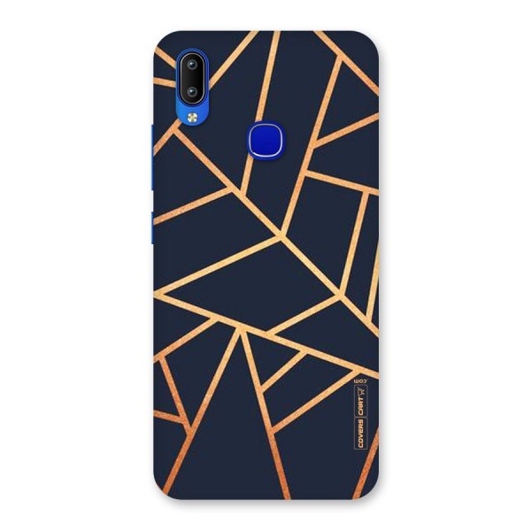 Golden Pattern Back Case for Vivo Y91