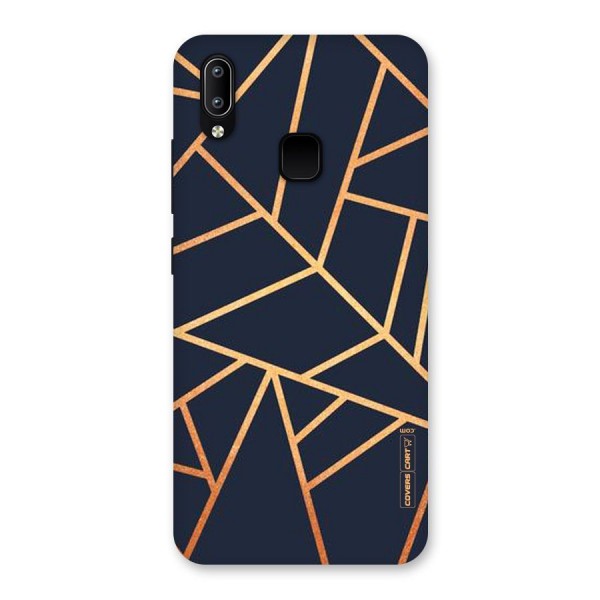 Golden Pattern Back Case for Vivo Y95