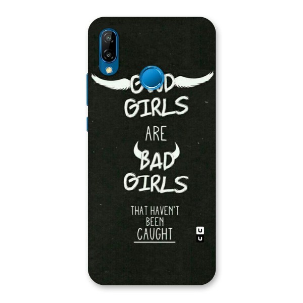 Good Bad Girls Back Case for Huawei P20 Lite