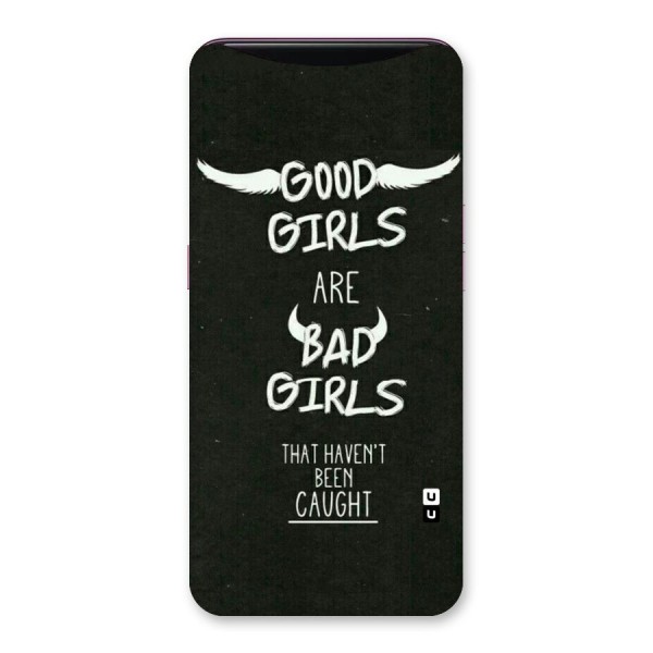 Good Bad Girls Back Case for Oppo Find X