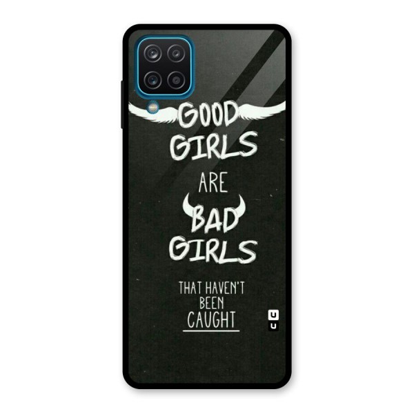 Good Bad Girls Glass Back Case for Galaxy A12