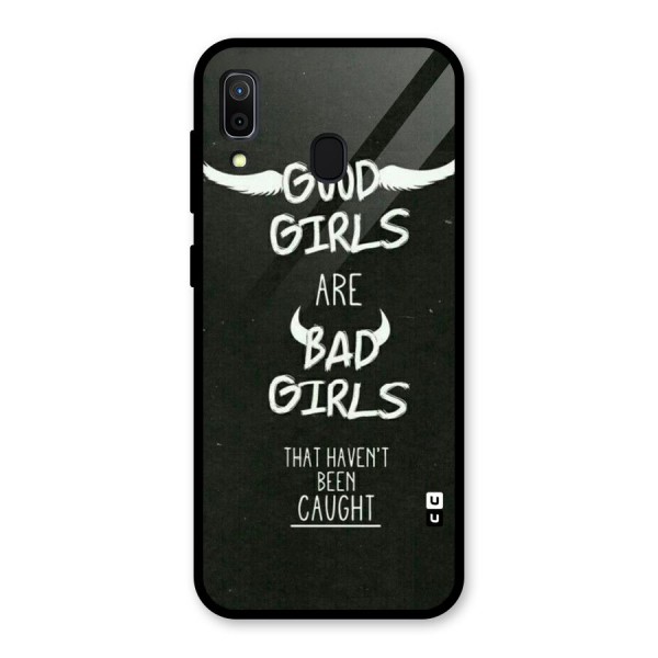 Good Bad Girls Glass Back Case for Galaxy A30