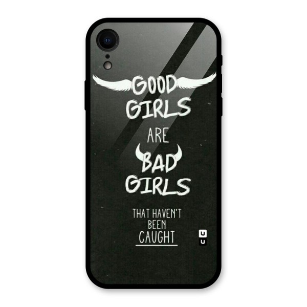 Good Bad Girls Glass Back Case for XR