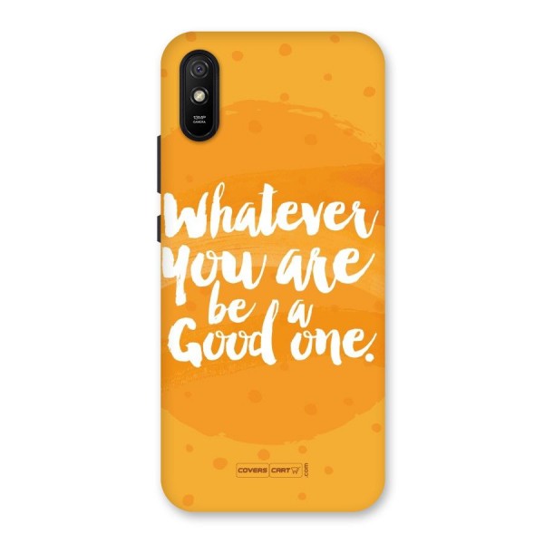 Good One Quote Back Case for Redmi 9i