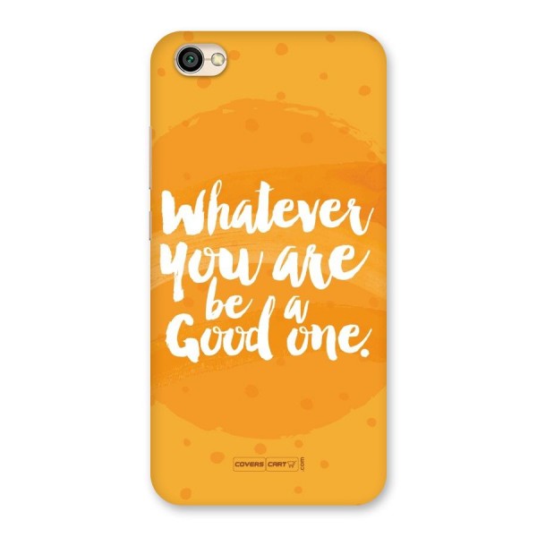 Good One Quote Back Case for Redmi Y1 Lite