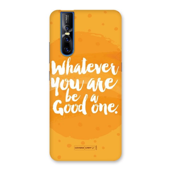 Good One Quote Back Case for Vivo V15 Pro