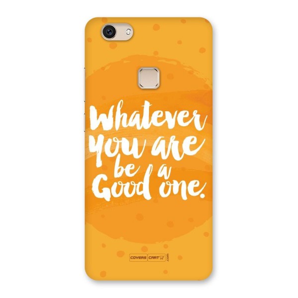 Good One Quote Back Case for Vivo V7