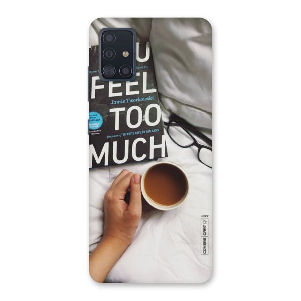 Good Reads And Coffee Back Case for Galaxy A51