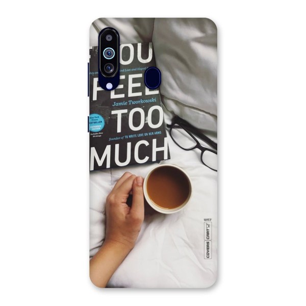 Good Reads And Coffee Back Case for Galaxy A60