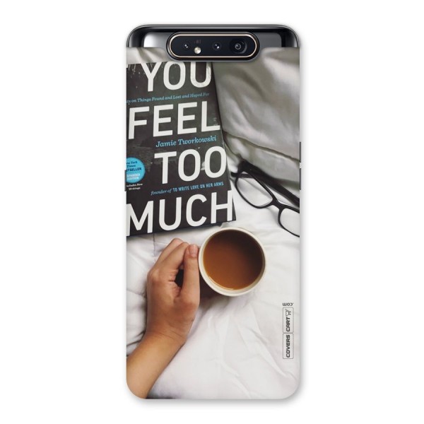 Good Reads And Coffee Back Case for Galaxy A80