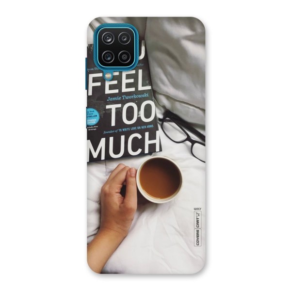 Good Reads And Coffee Back Case for Galaxy F12