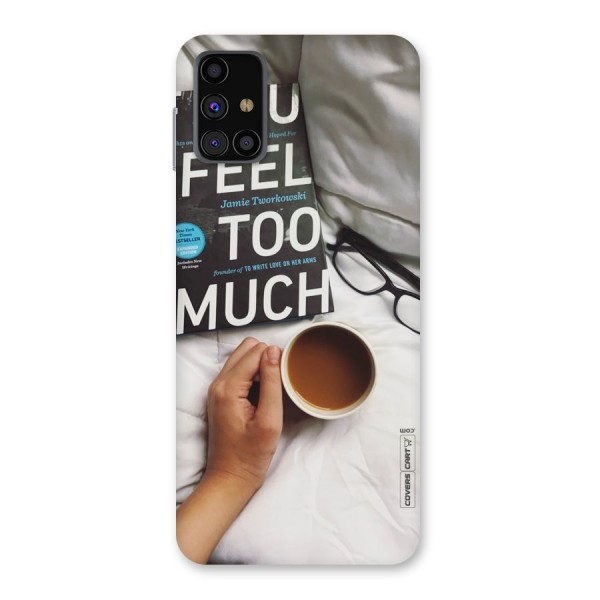 Good Reads And Coffee Back Case for Galaxy M31s