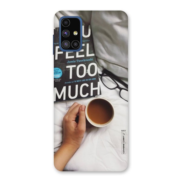 Good Reads And Coffee Back Case for Galaxy M51