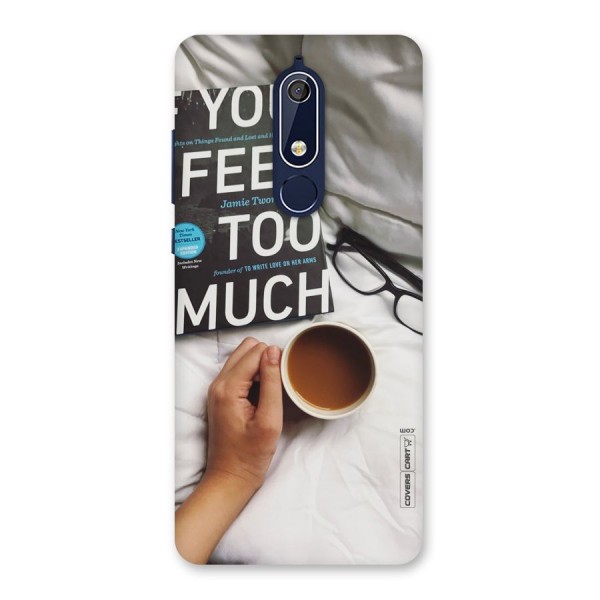 Good Reads And Coffee Back Case for Nokia 5.1