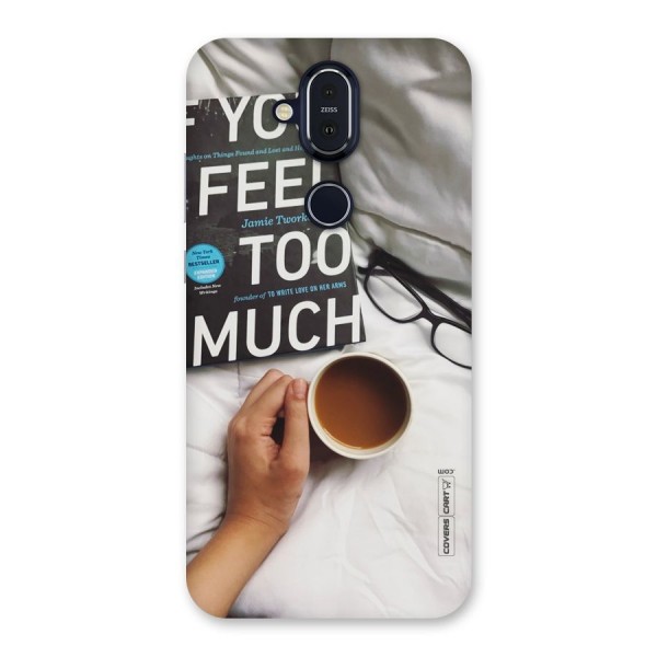 Good Reads And Coffee Back Case for Nokia 8.1