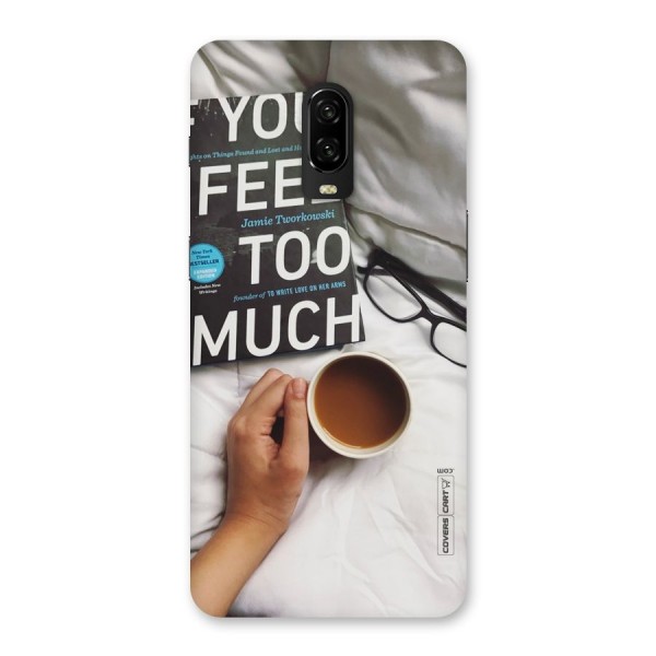 Good Reads And Coffee Back Case for OnePlus 6T