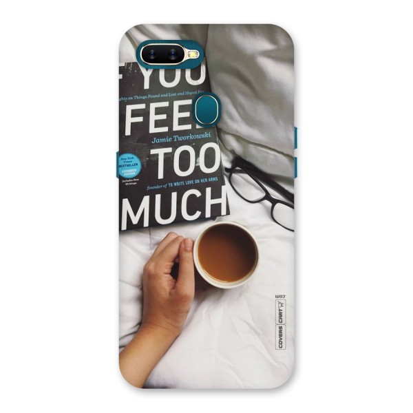 Good Reads And Coffee Back Case for Oppo A12