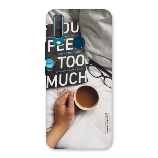 Good Reads And Coffee Back Case for Vivo U10