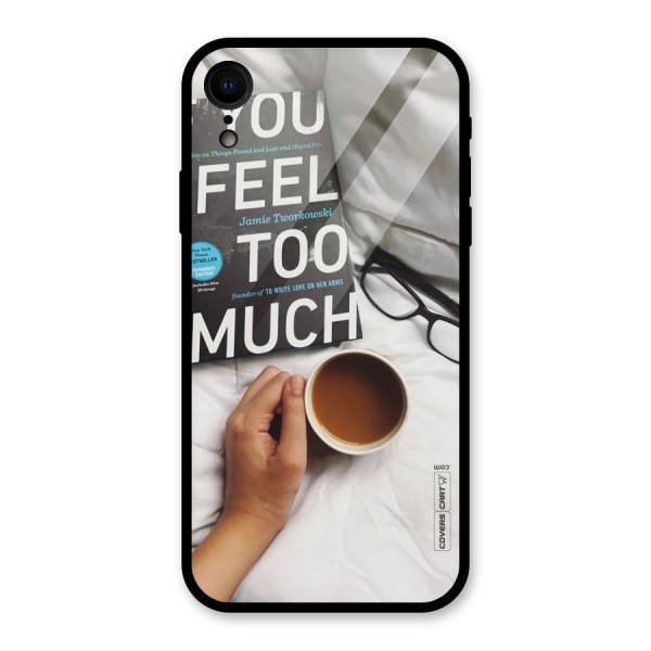 Good Reads And Coffee Glass Back Case for XR