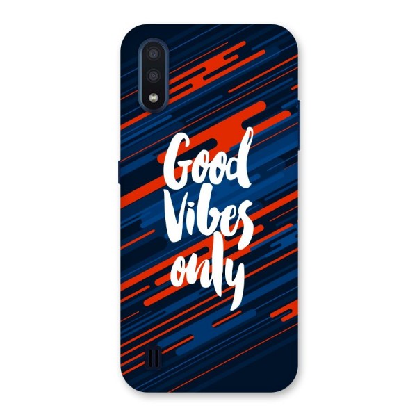 Good Vibes Only Back Case for Galaxy M01