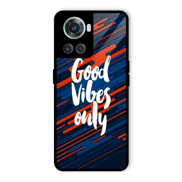 Good Vibes Only Glass Back Case for OnePlus 10R