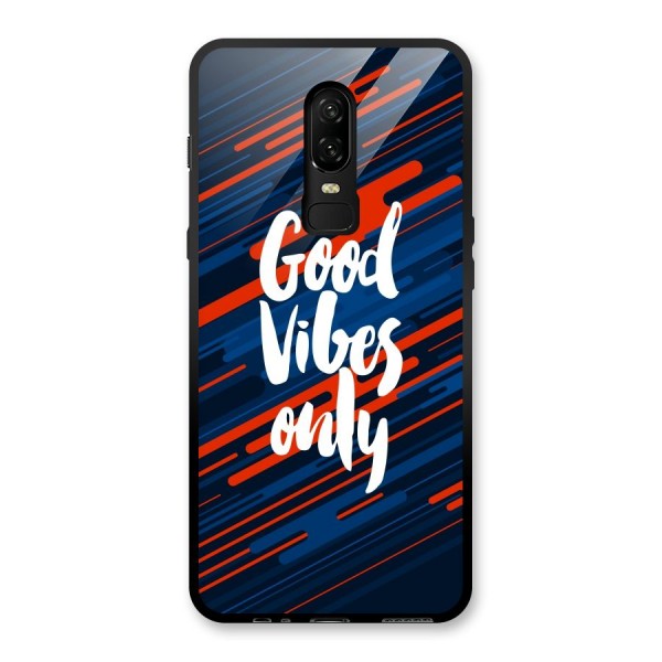 Good Vibes Only Glass Back Case for OnePlus 6