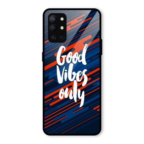 Good Vibes Only Glass Back Case for OnePlus 9R