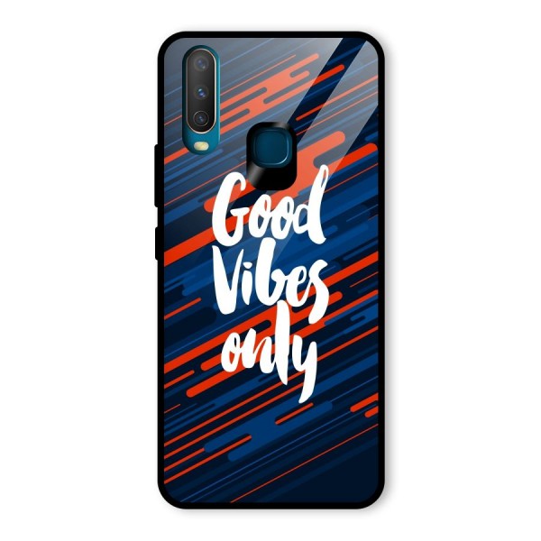 Good Vibes Only Glass Back Case for Vivo Y15