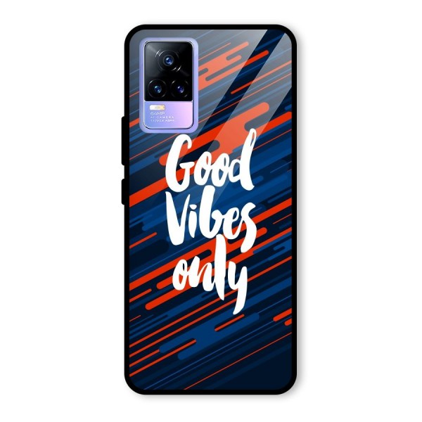 Good Vibes Only Glass Back Case for Vivo Y73