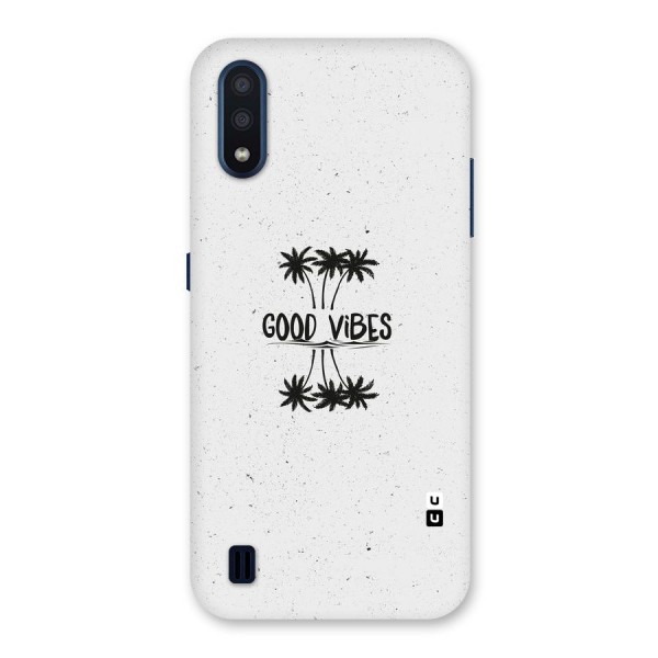 Good Vibes Rugged Back Case for Galaxy M01