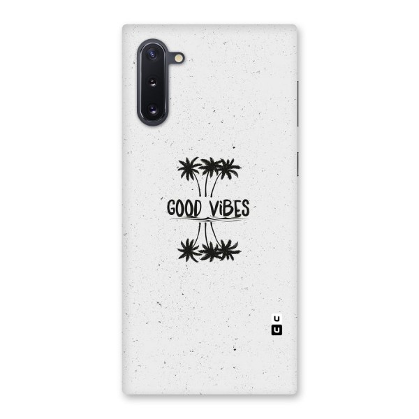 Good Vibes Rugged Back Case for Galaxy Note 10