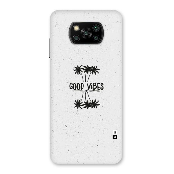 Good Vibes Rugged Back Case for Poco X3