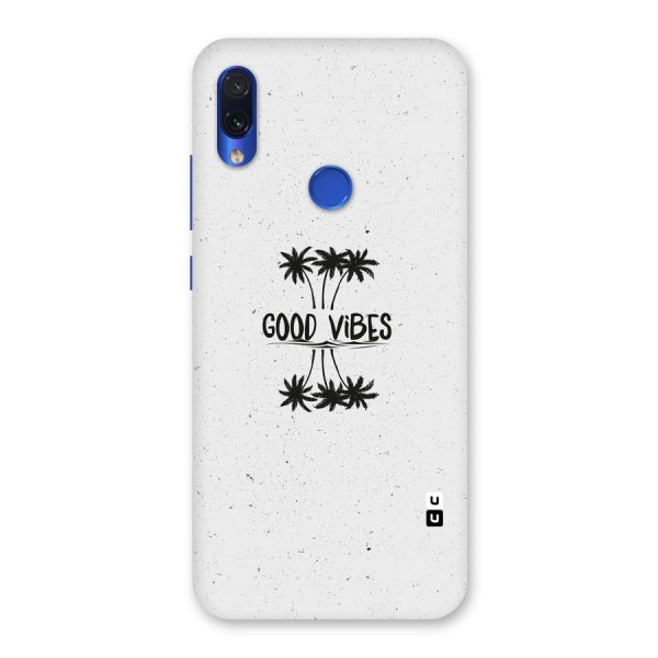 Good Vibes Rugged Back Case for Redmi Note 7