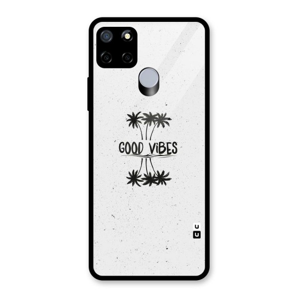 Good Vibes Rugged Glass Back Case for Realme C15