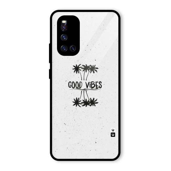 Good Vibes Rugged Glass Back Case for Vivo V19