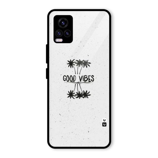 Good Vibes Rugged Glass Back Case for Vivo V20