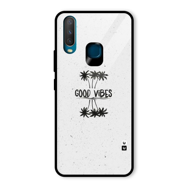 Good Vibes Rugged Glass Back Case for Vivo Y12