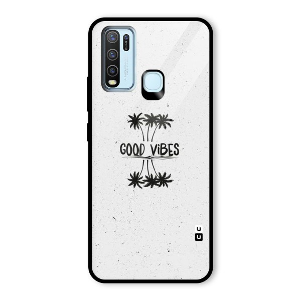 Good Vibes Rugged Glass Back Case for Vivo Y50