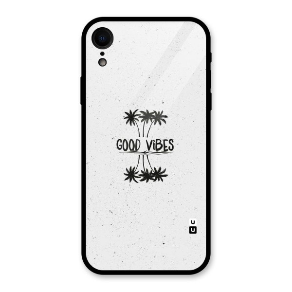 Good Vibes Rugged Glass Back Case for XR