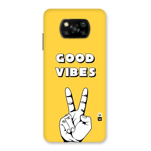 Good Vibes Victory Back Case for Poco X3