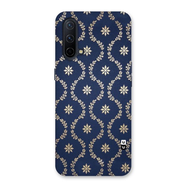 Gorgeous Gold Leaf Pattern Back Case for OnePlus Nord CE 5G
