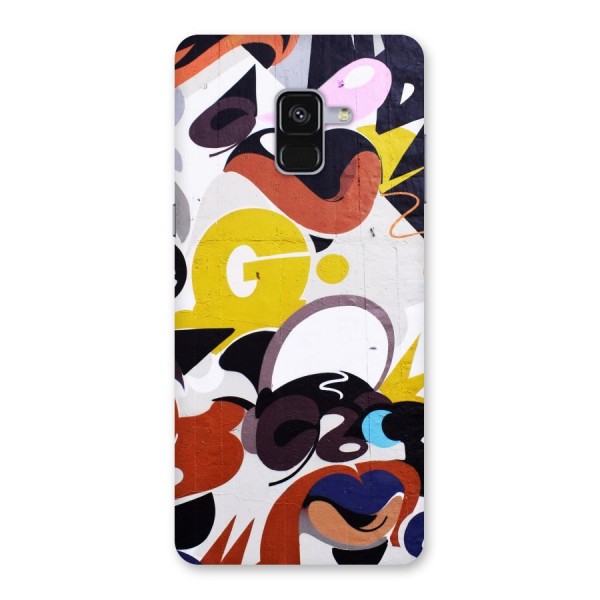 Graffiti Wall Back Case for Galaxy A8 Plus