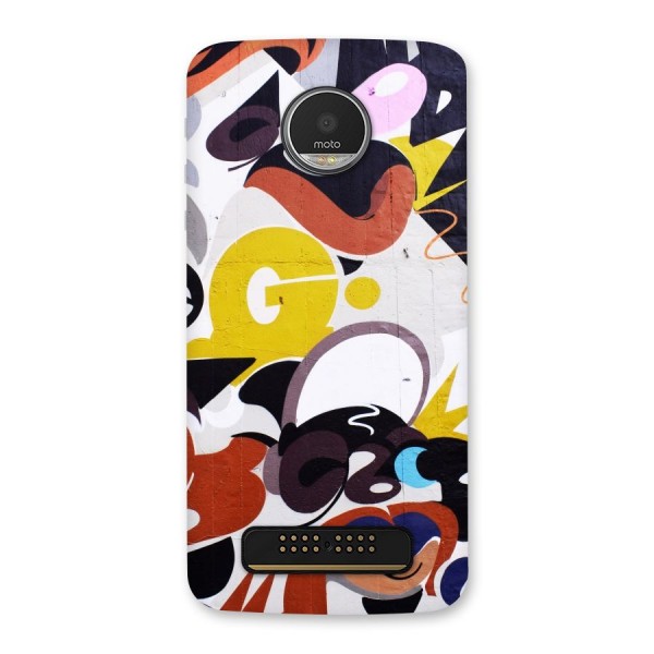 Graffiti Wall Back Case for Moto Z Play