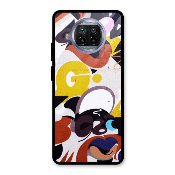 Graffiti Wall Glass Back Case for Mi 10i